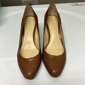 Ralph Lauren Brown Heels